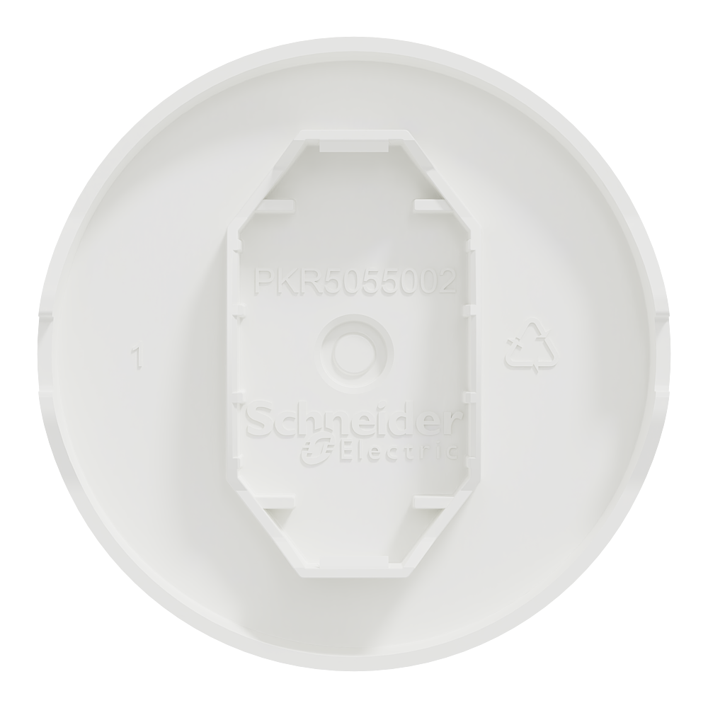 Odace enjoliveur VV et poussoir blanc